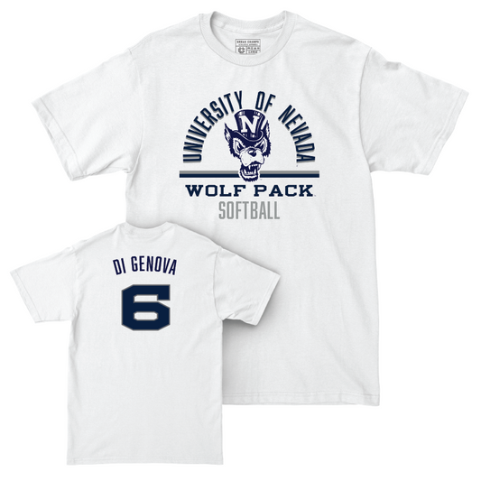 Nevada Softball White Classic Comfort Colors Tee  - Hannah Di Genova