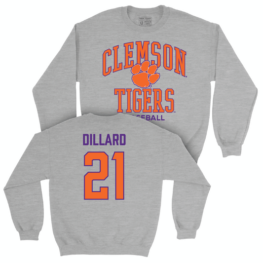 Clemson Baseball Sport Grey Classic Crew  - Jay Dillard