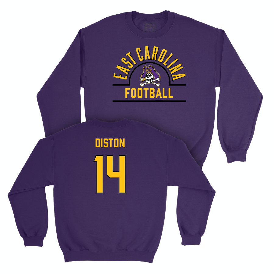 East Carolina Football Purple Arch Crew   - Daylyn Diston