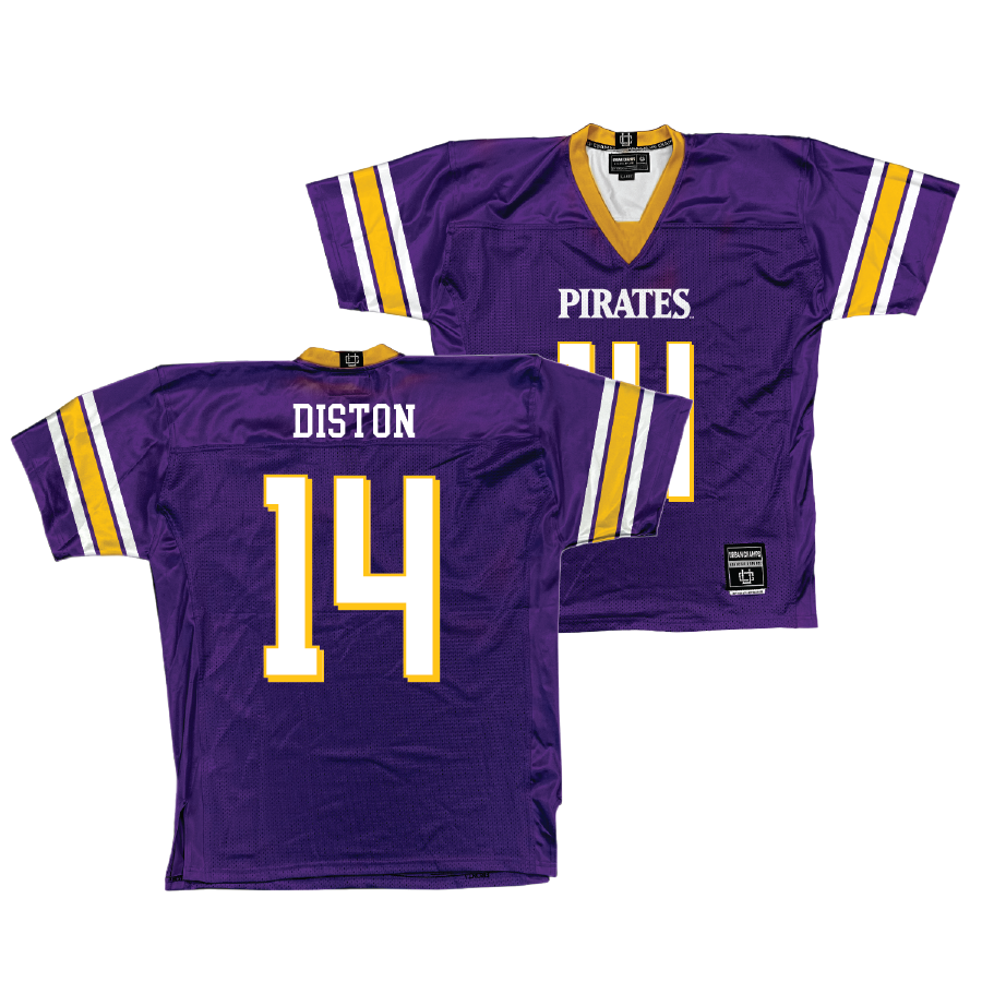 East Carolina Purple Football Jersey   - Daylyn Diston