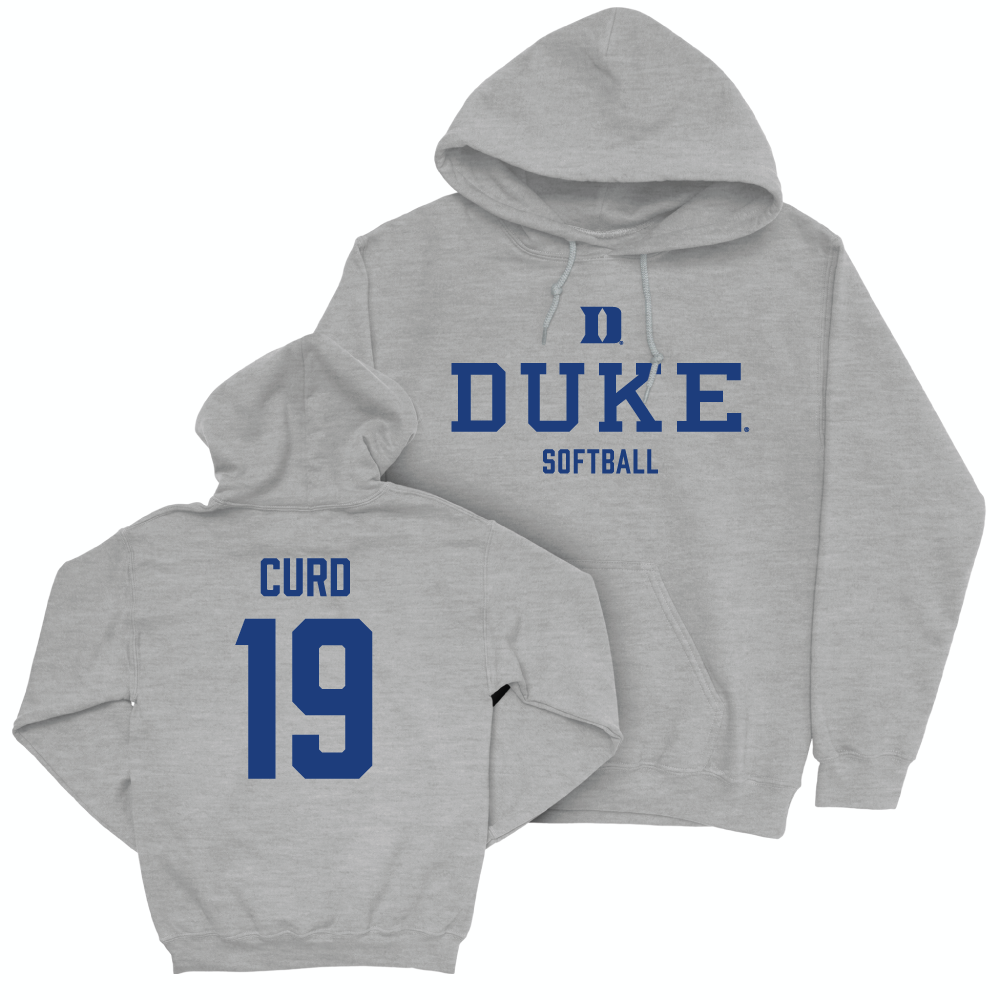 Duke Men's Basketball Sport Grey Staple Hoodie - Cassidy Curd Small