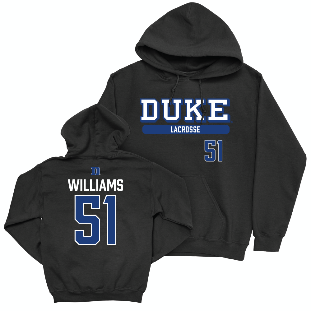 Duke Men's Basketball Black Classic Hoodie - Dyson Williams Small