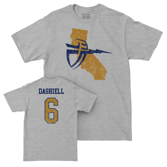 CBU Softball Sport Grey State Tee  - Makenna Dashiell