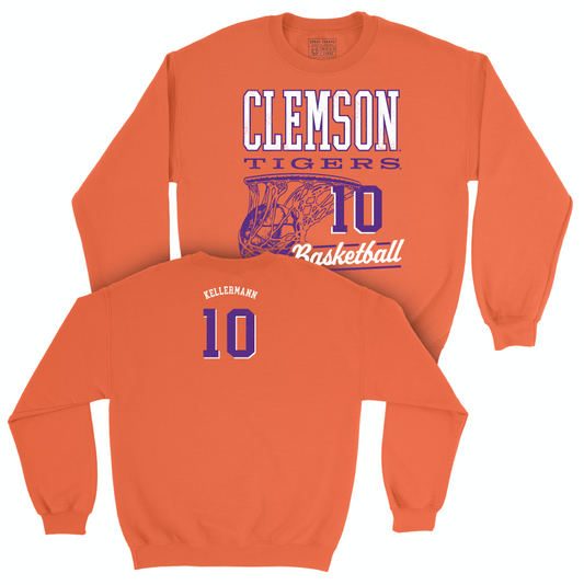 Clemson Women's Basketball Orange Hoops Crew - Kylee Kellermann