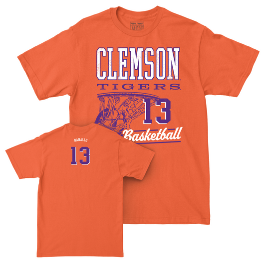 Clemson Women's Basketball Orange Hoops Tee - Bella Ranallo