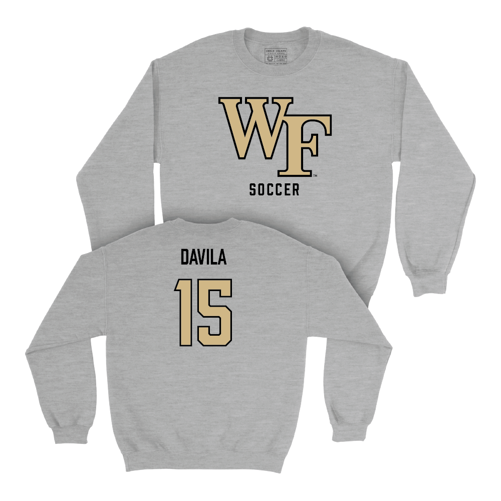 Wake Forest Men's Soccer Sport Grey Classic Crew  - Jojo Davila