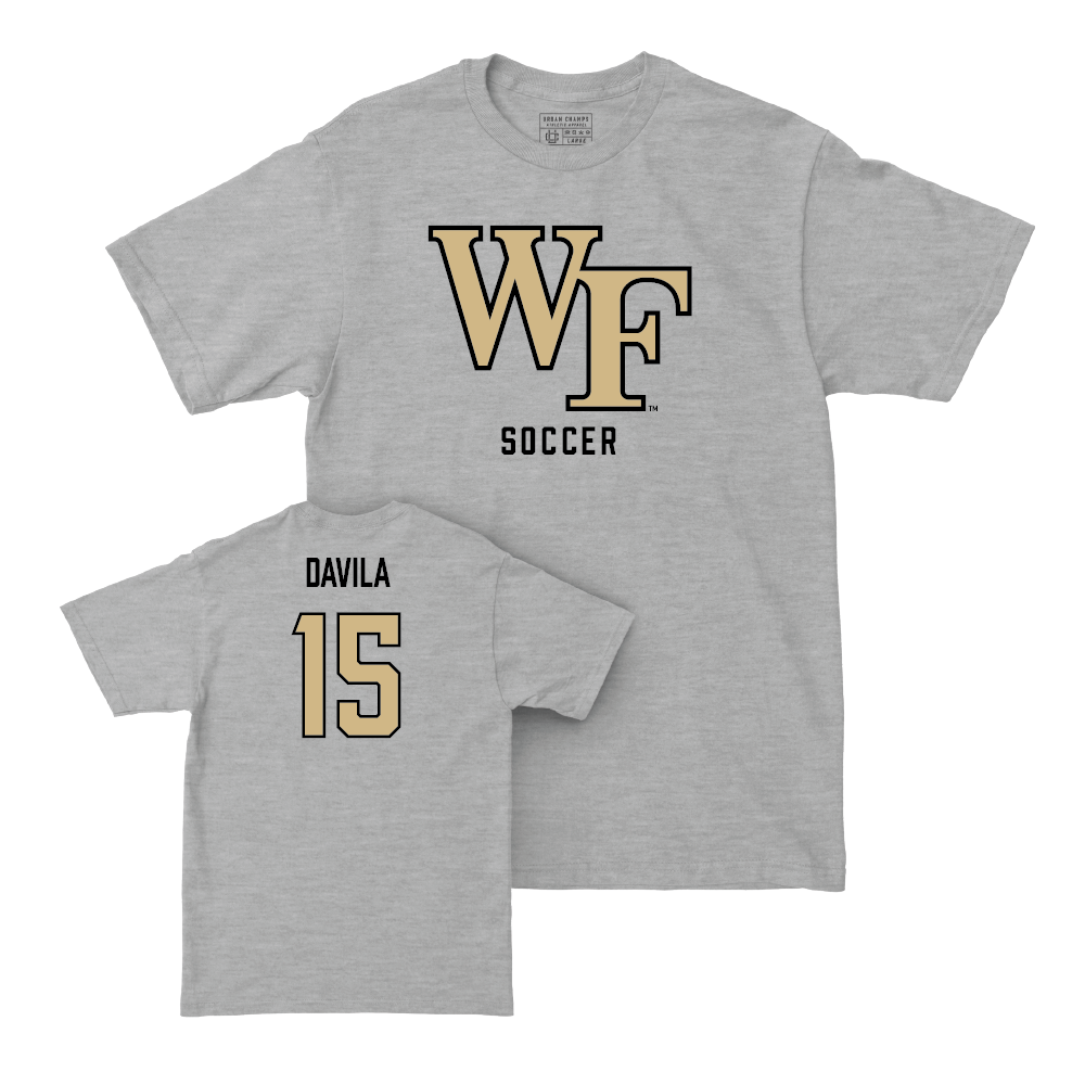 Wake Forest Men's Soccer Sport Grey Classic Tee  - Jojo Davila