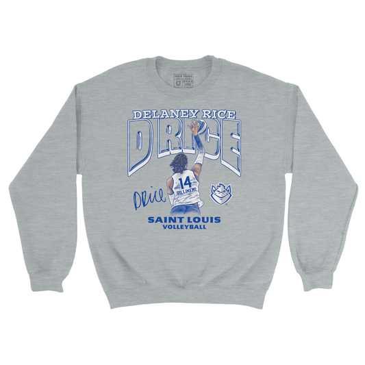 EXCLUSIVE RELEASE - Delaney Rice Illustrated Grey Crew