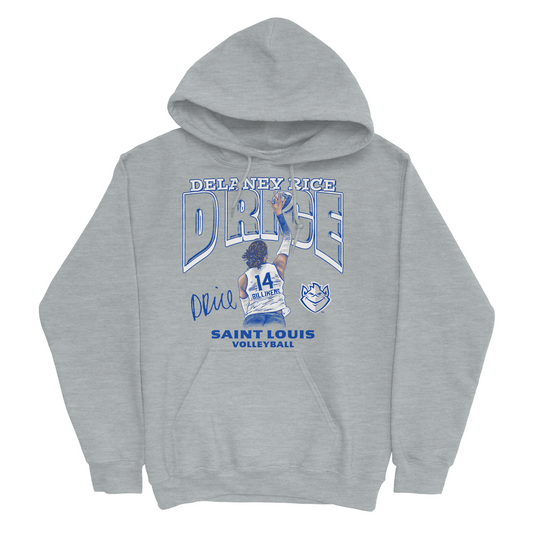 EXCLUSIVE RELEASE - Delaney Rice Illustrated Grey Hoodie