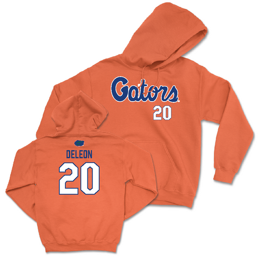 Florida Women's Soccer Orange Script Hoodie   - Anna Deleon