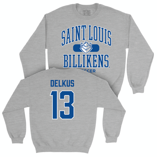 Saint Louis Men's Soccer Sport Grey Classic Crew  - Jackson Delkus