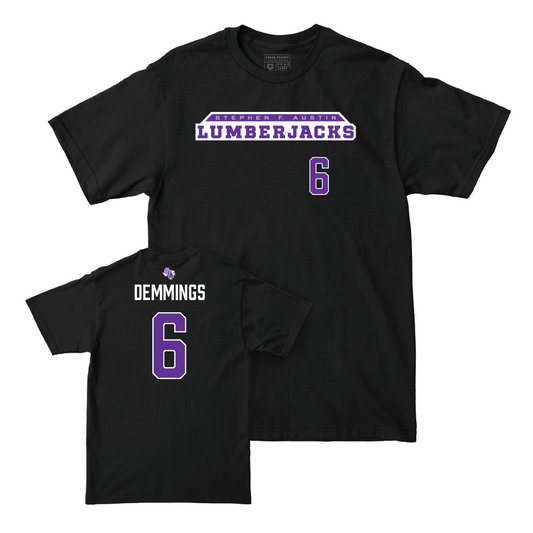 SFA Football Black Lumberjacks Tee - Charles Demmings