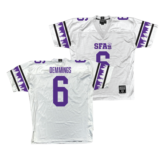 SFA Football White Jersey - Charles Demmings | #6