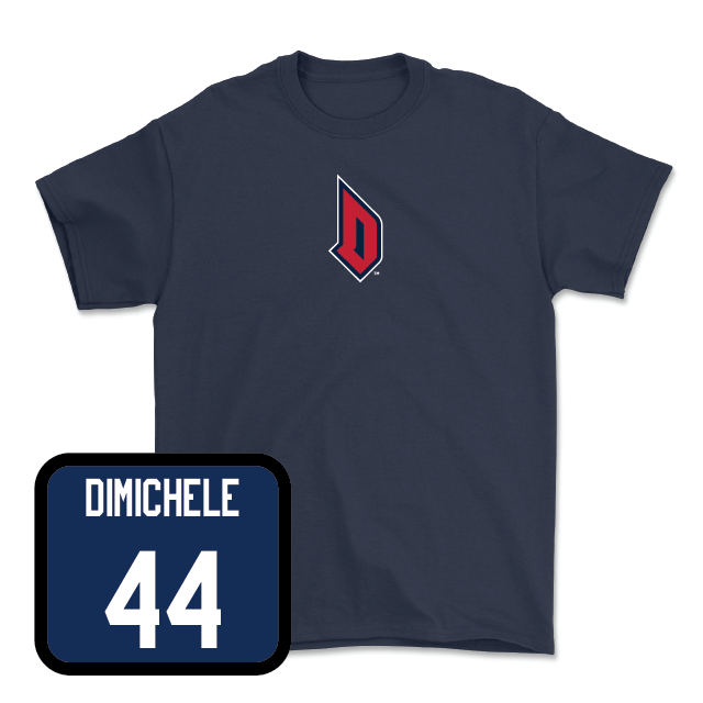 Duquesne Men's Basketball Navy Monogram Tee - Jake DiMichele