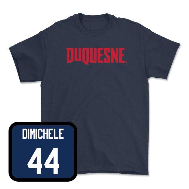 Duquesne Men's Basketball Navy Duquesne Tee - Jake DiMichele