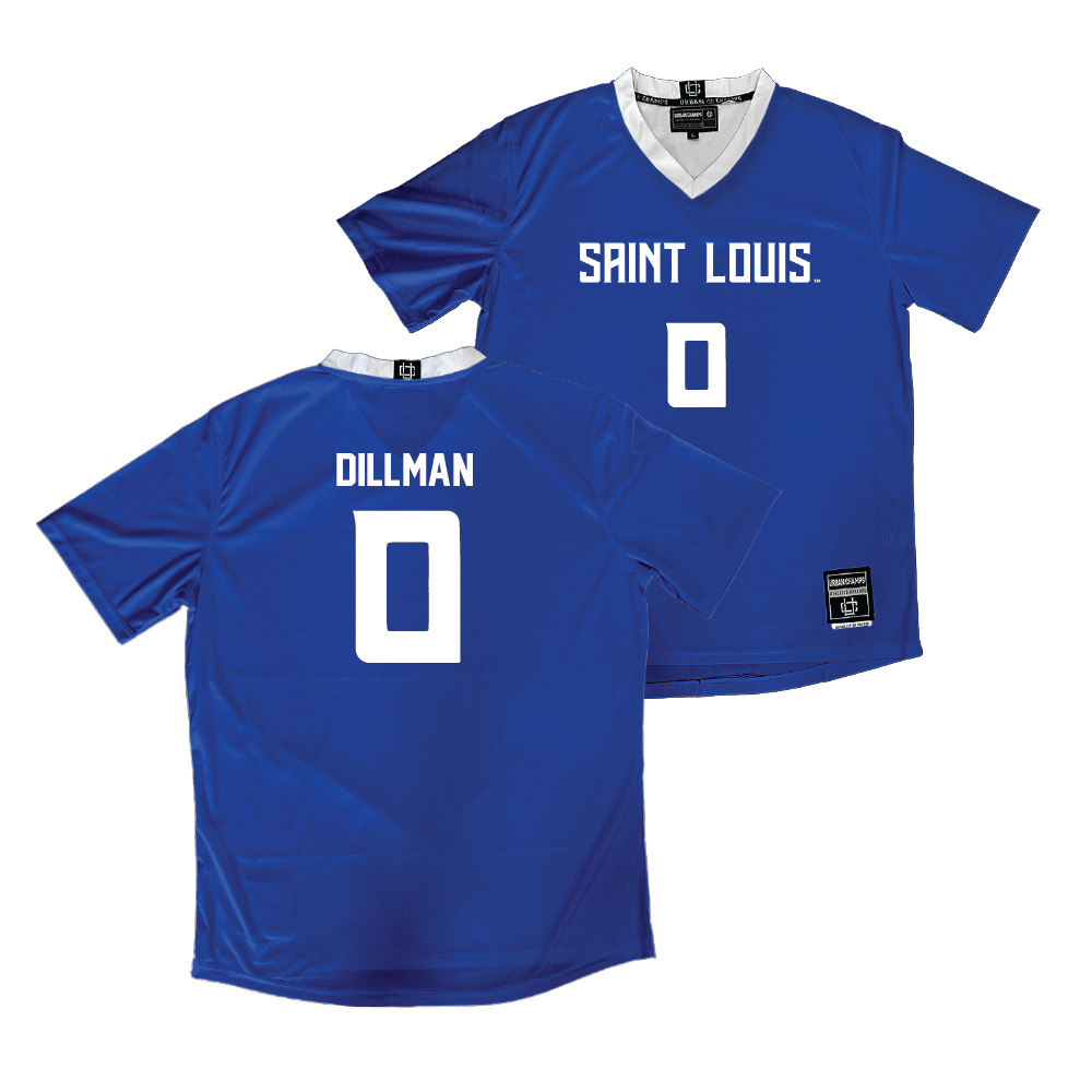 Saint Louis Men's Soccer Royal Jersey   - Connor Dillman