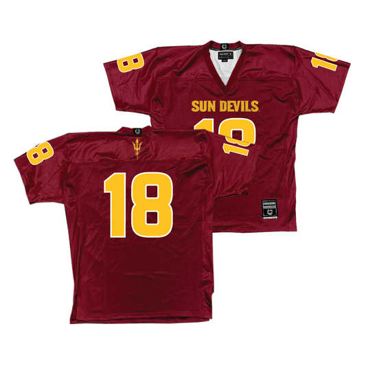 Arizona State Football Maroon Jersey - Markeston Douglas