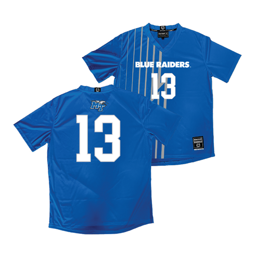 MTSU Women's Soccer Blue Jersey  - Allie Draper