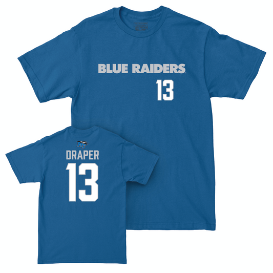 MTSU Women's Soccer Royal Sideline Tee  - Allie Draper