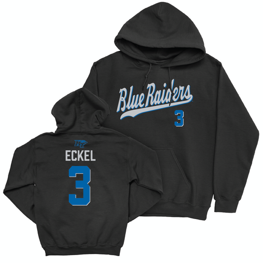 MTSU Women's Volleyball Black Script Hoodie  - Allyson Eckel