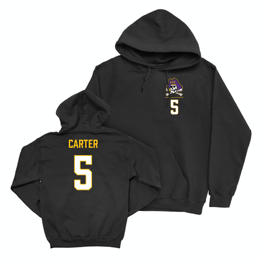 East Carolina Baseball Black Logo Hoodie - Bristol Carter Small