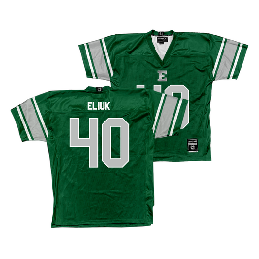 Eastern Michigan Football Green Jersey - Bryce Eliuk | #40