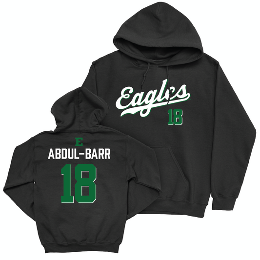 Eastern Michigan Football Black Script Hoodie - Ali Abdul-Barr Small