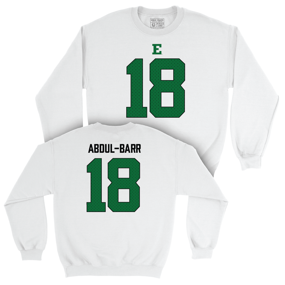 Eastern Michigan Football White Blitz Crew - Ali Abdul-Barr Small