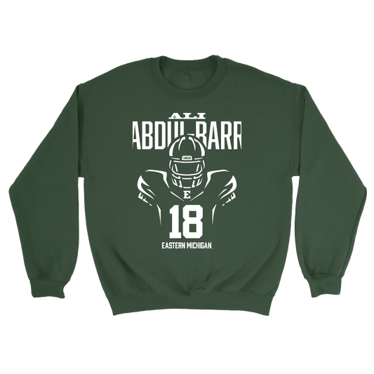 Eastern Michigan Football Green End Zone Crew - Ali Abdul-Barr Small