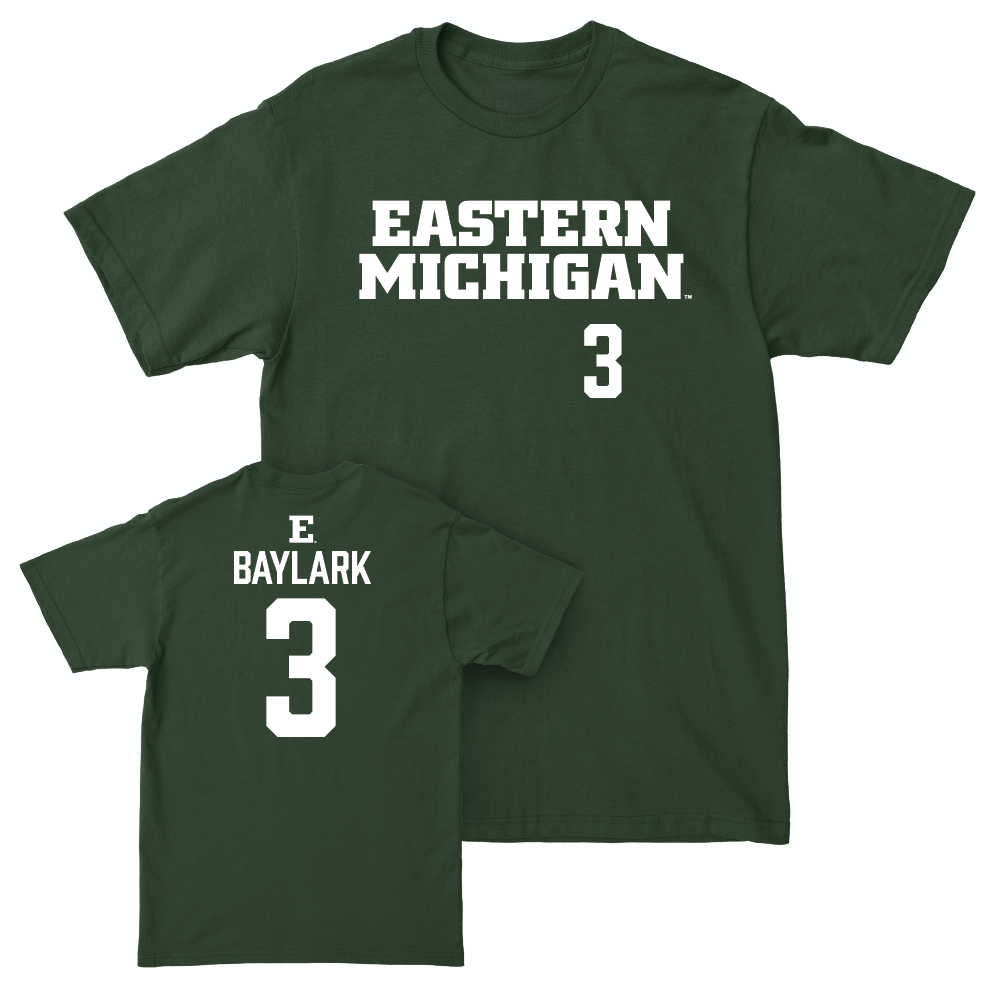 Eastern Michigan Women's Volleyball Green Sideline Tee - Angel Baylark Small