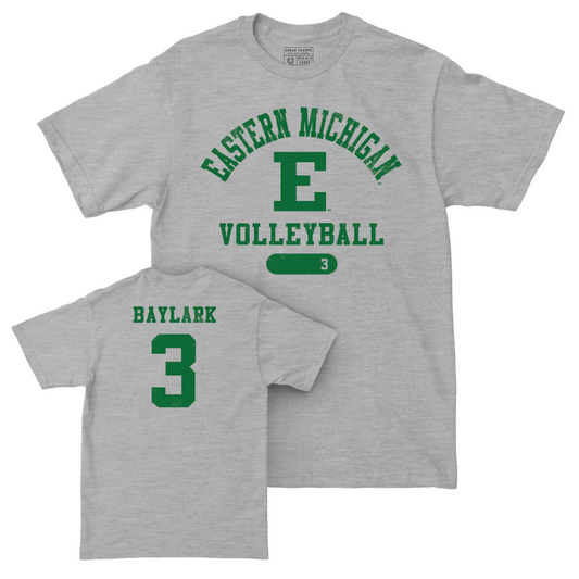 Eastern Michigan Women's Volleyball Sport Grey Varsity Tee - Angel Baylark Small