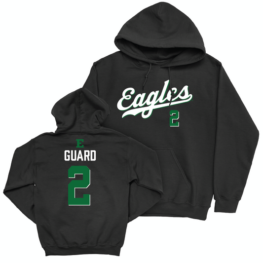 Eastern Michigan Women's Volleyball Black Script Hoodie - Anna Guard Small