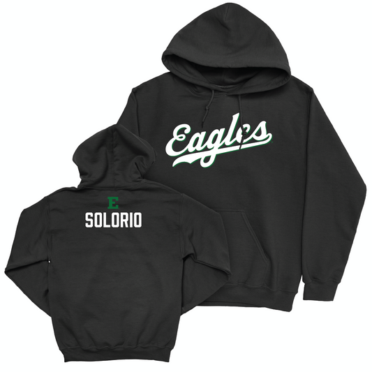 Eastern Michigan Women's Gymnastics Black Script Hoodie - Analiah Solorio Small