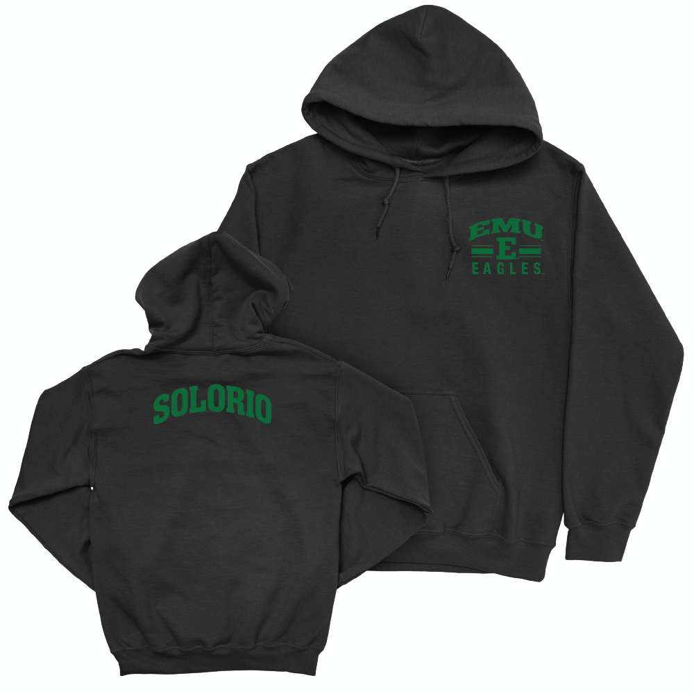 Eastern Michigan Women's Gymnastics Black Victory Hoodie - Analiah Solorio Small