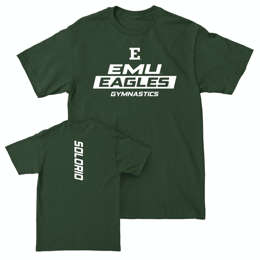 Eastern Michigan Women's Gymnastics Green Rush Tee - Analiah Solorio Small