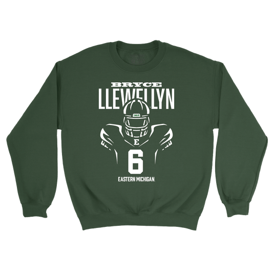 Eastern Michigan Football Green End Zone Crew - Bryce Llewellyn Small