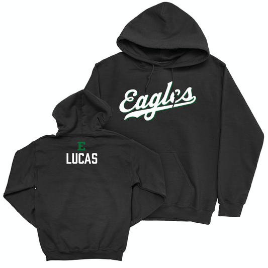 Eastern Michigan Women's Gymnastics Black Script Hoodie - Brianna Lucas Small