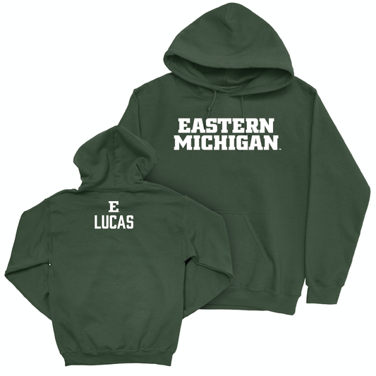 Eastern Michigan Women's Gymnastics Green Sideline Hoodie - Brianna Lucas Small