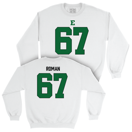 Eastern Michigan Football White Blitz Crew - Broderick Roman Small