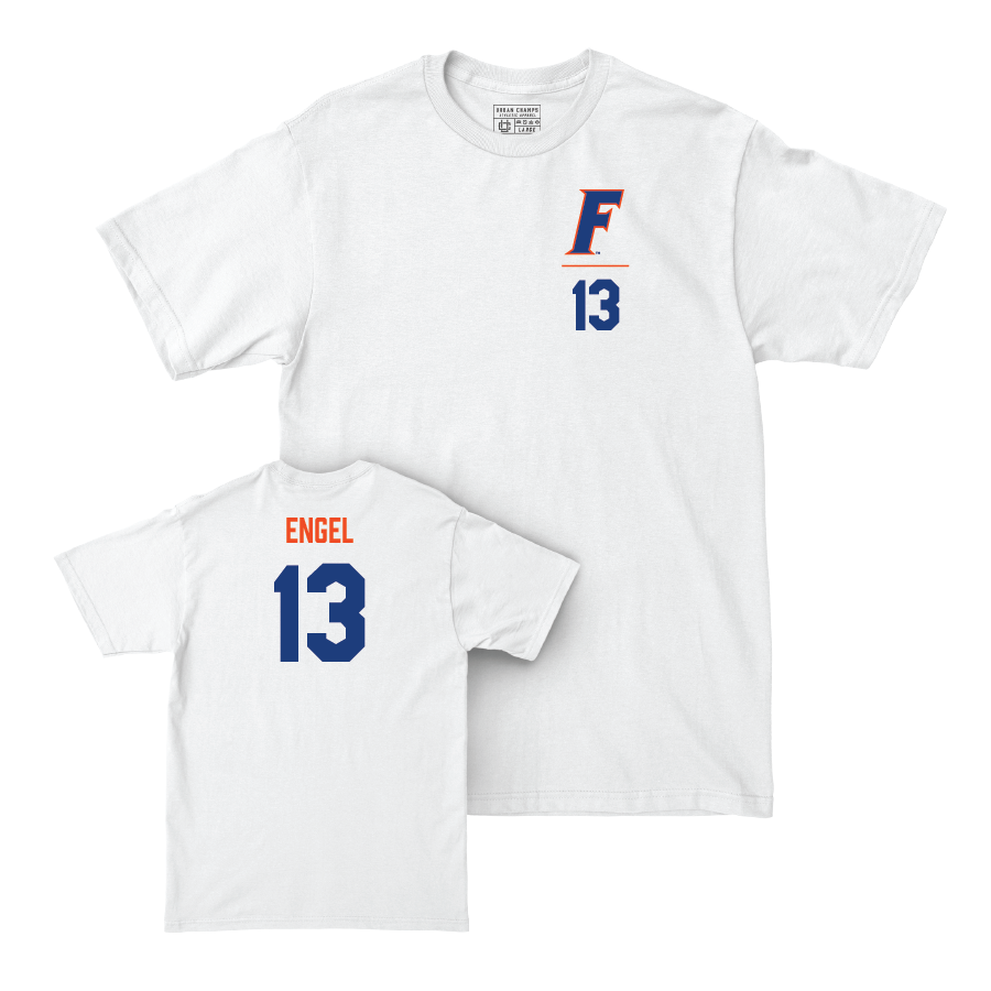 Florida Women's Volleyball White Logo Comfort Colors Tee - Erin Engel