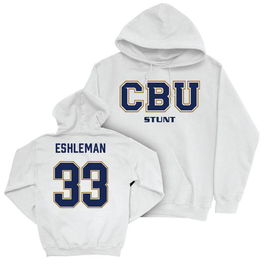 CBU Stunt White Classic Hoodie   - Abigail Eshleman