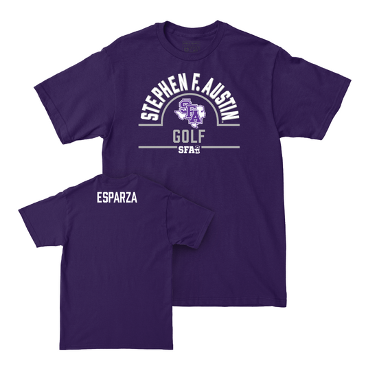 SFA Men's Golf Purple Arch Tee  - Ryan Esparza