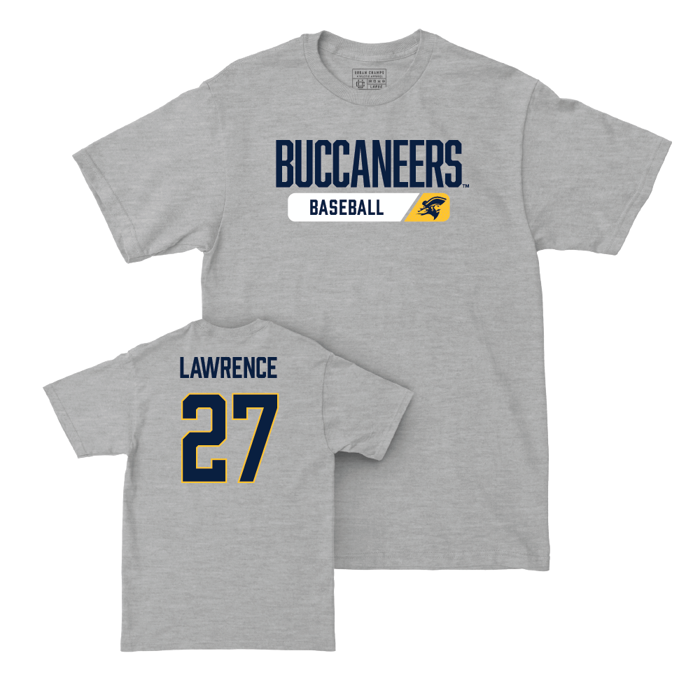 ETSU Baseball Sport Grey Staple Tee - Andrew Lawrence Small