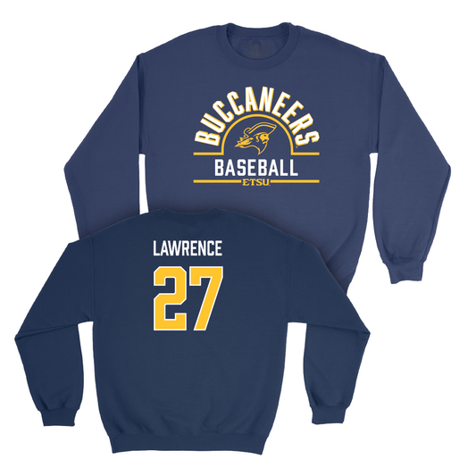 ETSU Baseball Navy Arch Crew - Andrew Lawrence Small