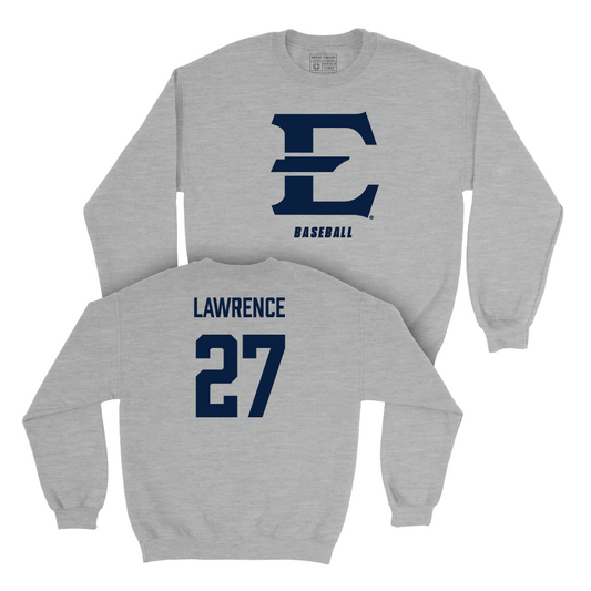 ETSU Baseball Sport Grey Classic Crew - Andrew Lawrence Small