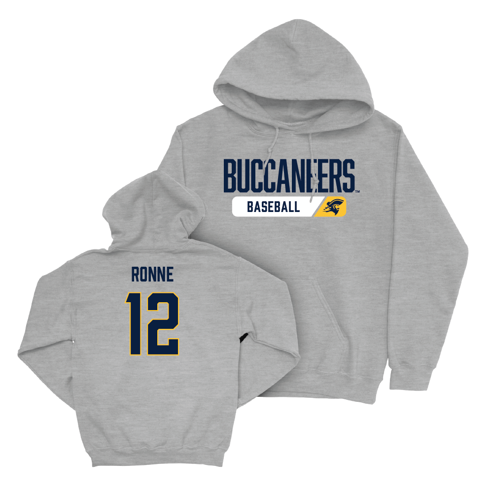 ETSU Baseball Sport Grey Staple Hoodie - Andrew Ronne Small