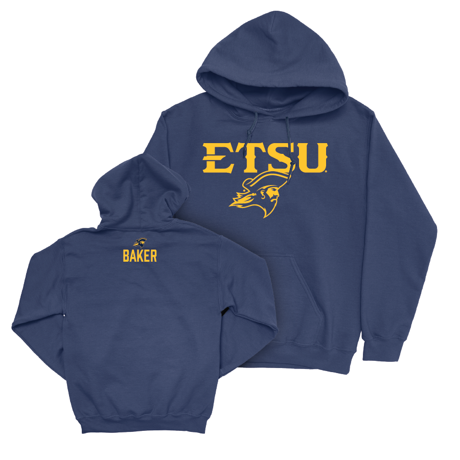 ETSU Women's Track & Field Navy Sideline Hoodie - Bri Baker Small