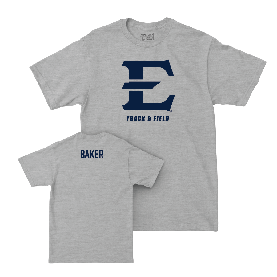 ETSU Women's Track & Field Sport Grey Classic Tee - Bri Baker Small