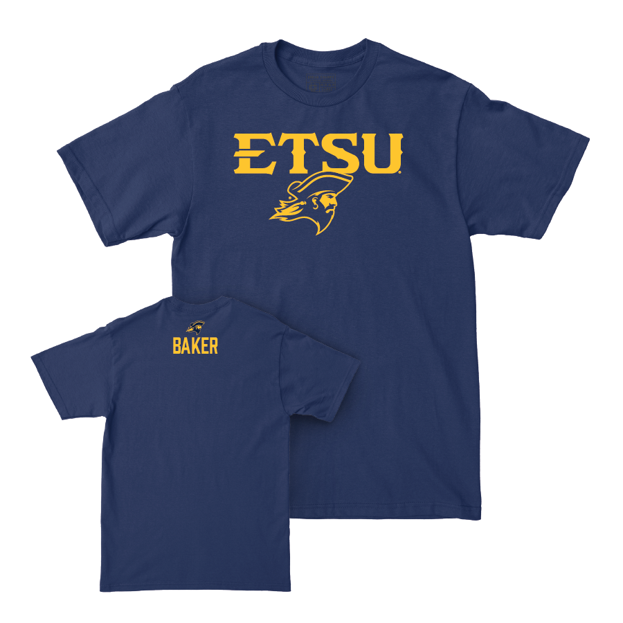 ETSU Women's Track & Field Navy Sideline Tee - Bri Baker Small