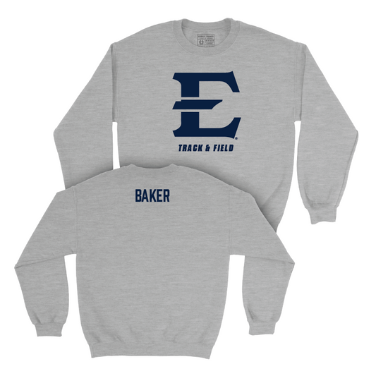 ETSU Women's Track & Field Sport Grey Classic Crew - Bri Baker Small